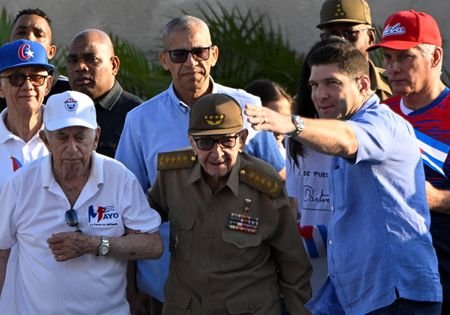 Cubans mark May Day with a rally in Havana