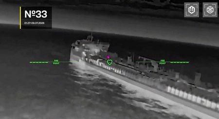 FILE PHOTO: Ukraine hits Russian tankers in Sea of Azov,