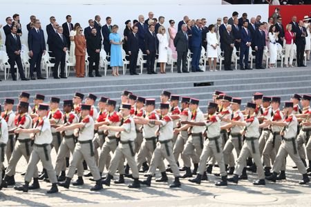 Annual Bastille Day celebrations in Paris