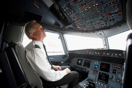 FILE PHOTO: Capt. Sullenberger goes through his pre-flight routine before