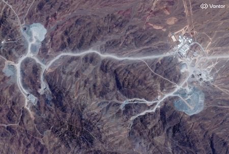 FILE PHOTO: A satellite image of Natanz nuclear facility and