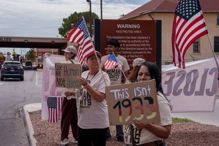 FILE PHOTO: Camp East Montana, ICE detention facility in El