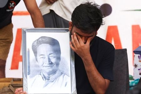 FILE PHOTO: India moves fasting activist to hospital