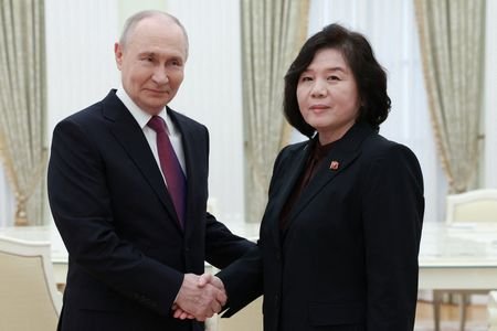 Russian President Vladimir Putin meets with North Korean Foreign Minister