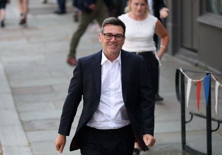 Britain's newly elected Labour Party leader Burnham visits Gravesend