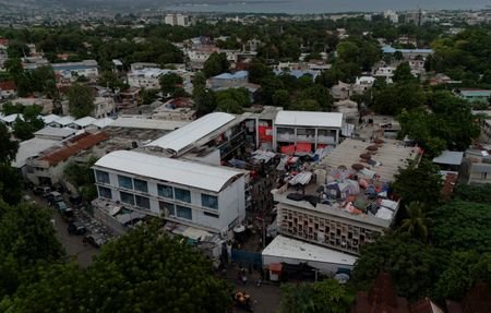 FILE PHOTO: Violence-displaced victims shelter in Port-au-Prince