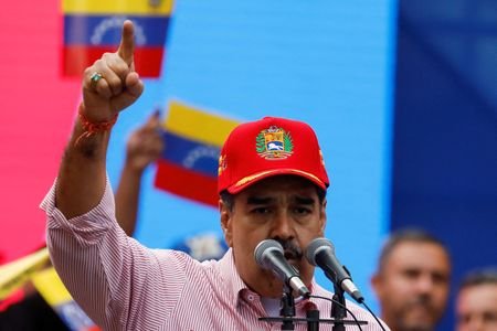 Venezuela's President Maduro hosts a swearing-in ceremony for community-based organizations