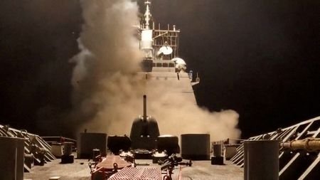 FILE PHOTO: U.S. President Donald Trump launches military strikes against