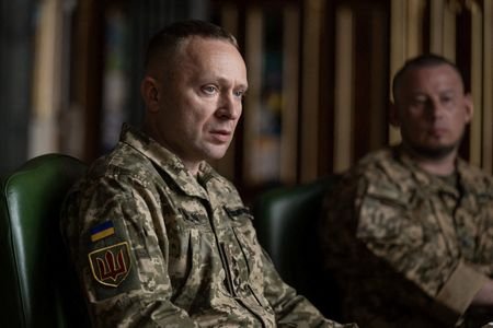Major general Drapatyi meets with Ukraine's President Zelenskiy in