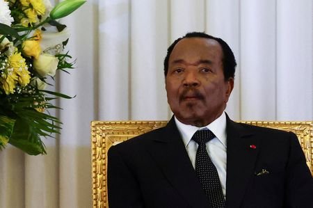 FILE PHOTO: Pope Leo XIV visits Cameroon