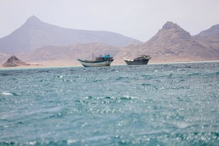 FILE PHOTO: Views of Bab el-Mandeb strait as Yemen's Iran-aligned