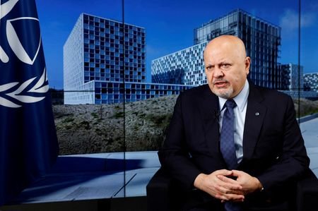 FILE PHOTO: International Criminal Court (ICC) Prosecutor Karim Khan talks