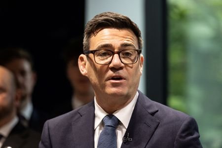 Britain's Prime Minister Andy Burnham officially opens No. 10 North