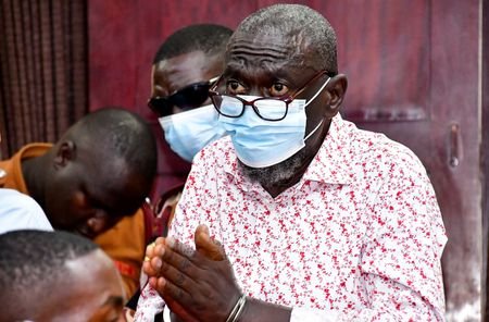 Ugandan opposition figure collapses in court