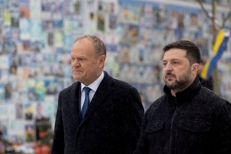 FILE PHOTO: Polish Prime Minister Tusk visits Kyiv