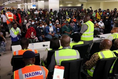 FILE PHOTO: Ghana brings home nationals fleeing South Africa xenophobic