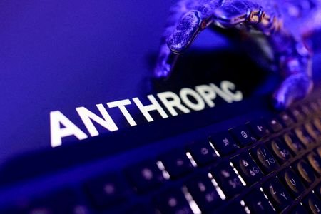 FILE PHOTO: Illustration shows Anthropic logo
