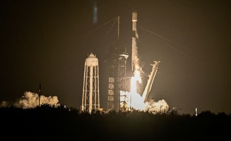 FILE PHOTO: A SpaceX Falcon 9 rocket lifts off carrying