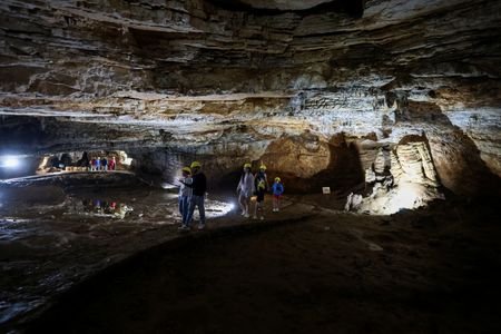 Tourists are flocking to Bosnia's UNESCO-listed Vjetrenica Cave to escape