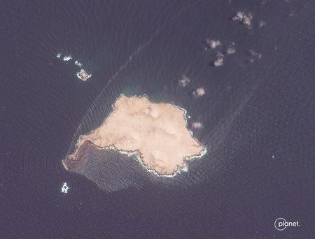 Satellite image shows the Caroline Bezengi vessel