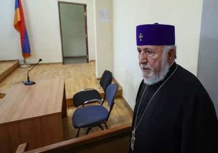 Criminal trial of Armenia's chief bishop opens amid state-church tensions