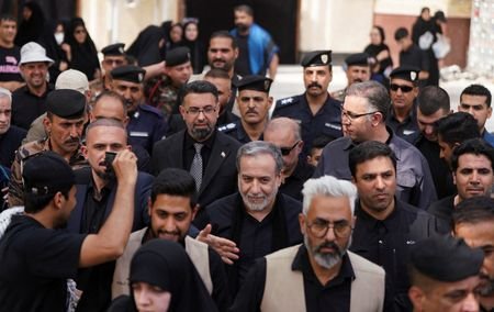 Iranian Foreign Minister Abbas Araqchi visits the holy city of