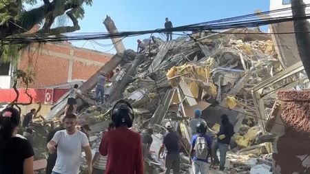 Collapsed buildings and significant damage in Cali after earthquake strikes