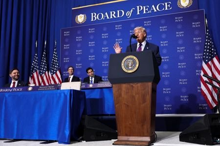 Inaugural meeting of the Board of Peace, in Washington