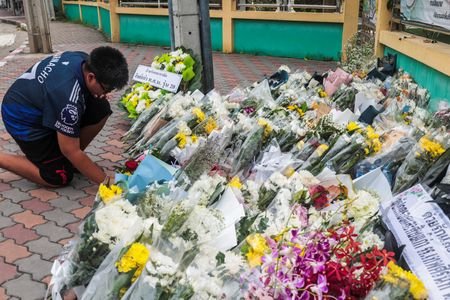 Aftermath of the school shooting in Bangkok