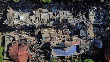 Aftermath of an earthquake, in Cali