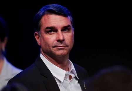 FILE PHOTO: Senator Flavio Bolsonaro, PL candidate for Brazil's presidential