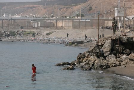 Mass crossings of migrants on foot and by sea from