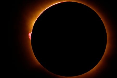 Solar eclipse in Spain