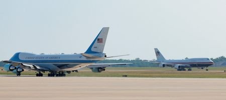 The new Air Force One, a plane gifted by the