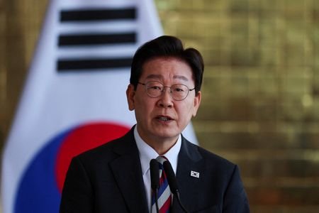 FILE PHOTO: South Korean President Lee Jae Myung visits Brazil
