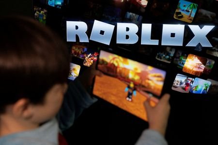 FILE PHOTO: Illustration of children's gaming platform Roblox