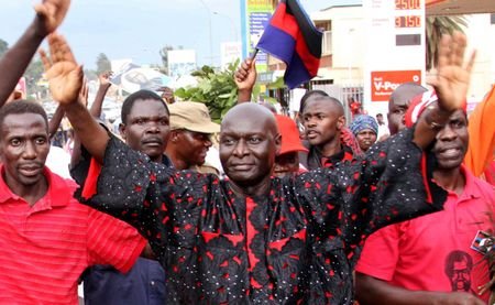 FILE PHOTO: Olara Otunnu, leader of the Uganda People's Congress