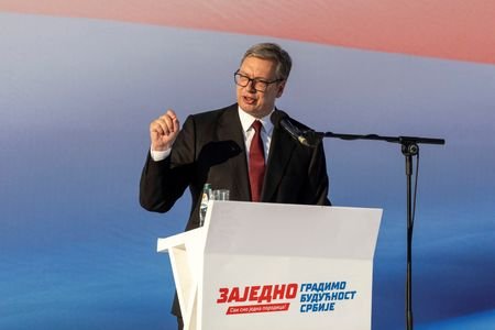 Serbia's ruling Serbian Progressive Party (SNS) major rally in Belgrade