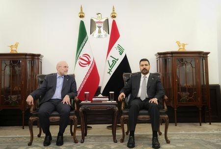 Iraqi Prime Minister Ali al-Zaidi meets with Iranian Parliament Speaker