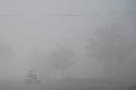 Haze in Banyuasin regency, South Sumatra province