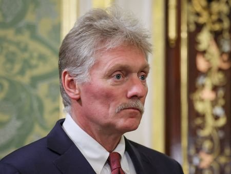 Kremlin spokesman Dmitry Peskov attends a meeting in Moscow