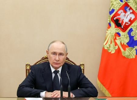 Russian President Putin chairs Security Council meeting in Moscow