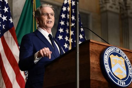 U.S. Treasury Secretary Scott Bessent speaks outlines further sanctions against