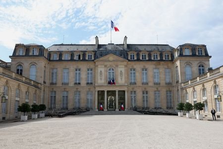 General view of the Elysee Palace in Paris