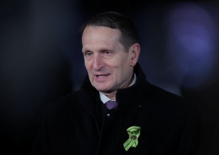 Russian Foreign Intelligence Service (SVR) Director Sergey Naryshkin attends the