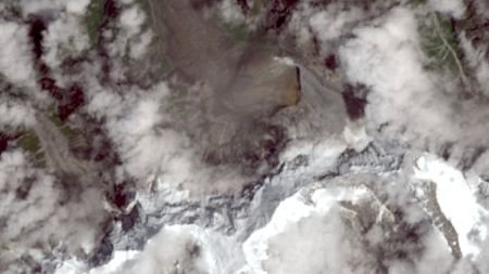 Satellite image shows collapsed glacier that may have been trigger