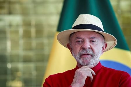 Brazil's president Lula da Silva meets with President of the