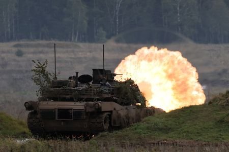 Polish forces with NATO soldiers hold military exercises 'Iron Defender'