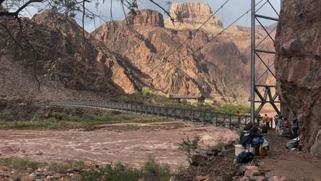 Flash flooding in the Grand Canyon National Park