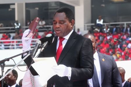 Zambia's President Hichilema sworn in for second term after disputed
